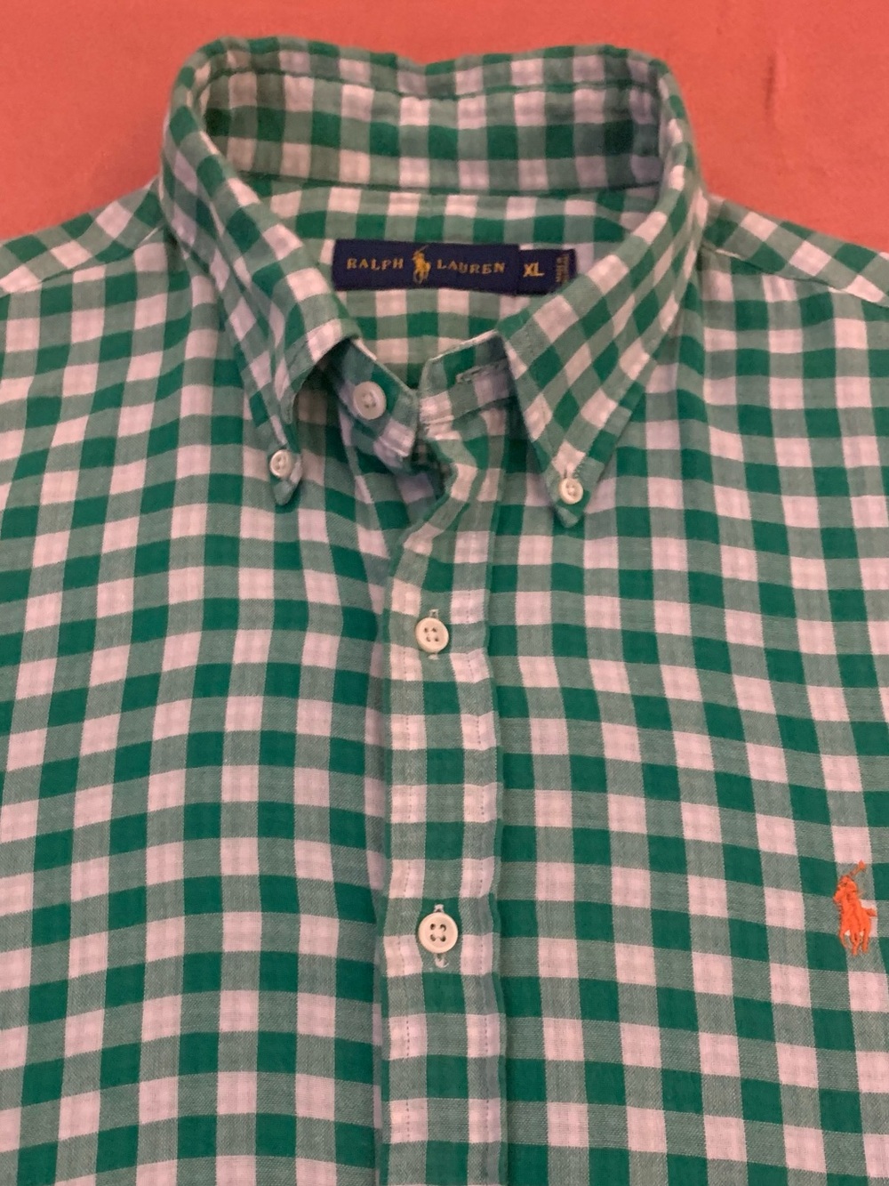RALPH LAUREN LS Lined Soft Cotton Checked Shirt
